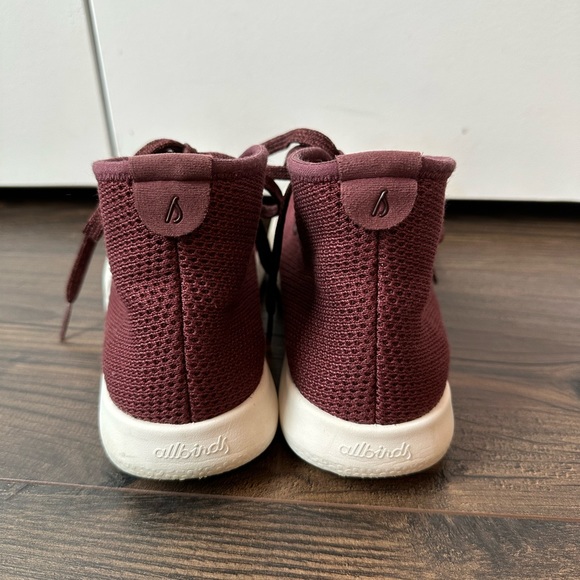 ALLBIRDS Women's Tree Toppers Kauri Zin Maroon w/ White Sole (Size 6) - Picture 4 of 11